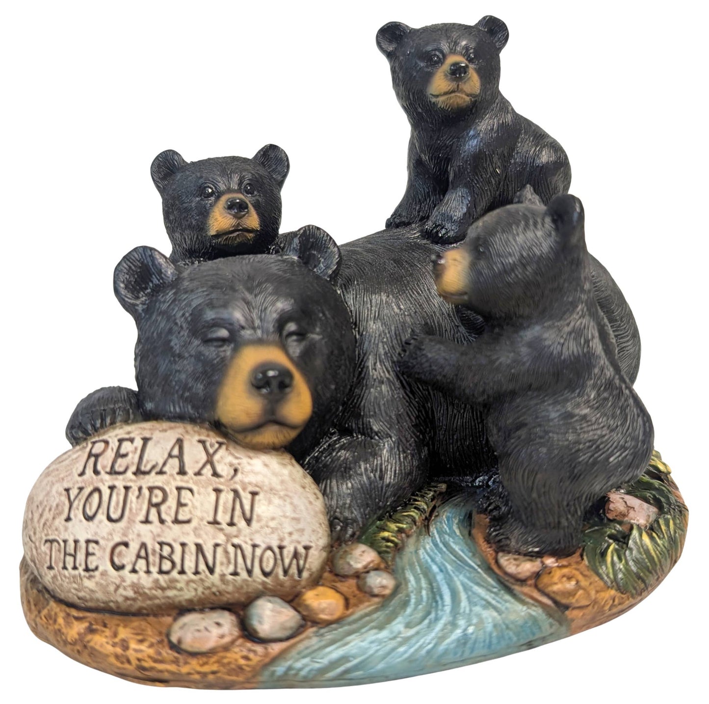 De Leon Collections - Bear Family Relax, You’re in the Cabin Now Figurine