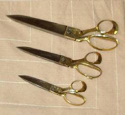 natural habitat - Metal Scissors 6" Hand Forged Tailor Scissor
