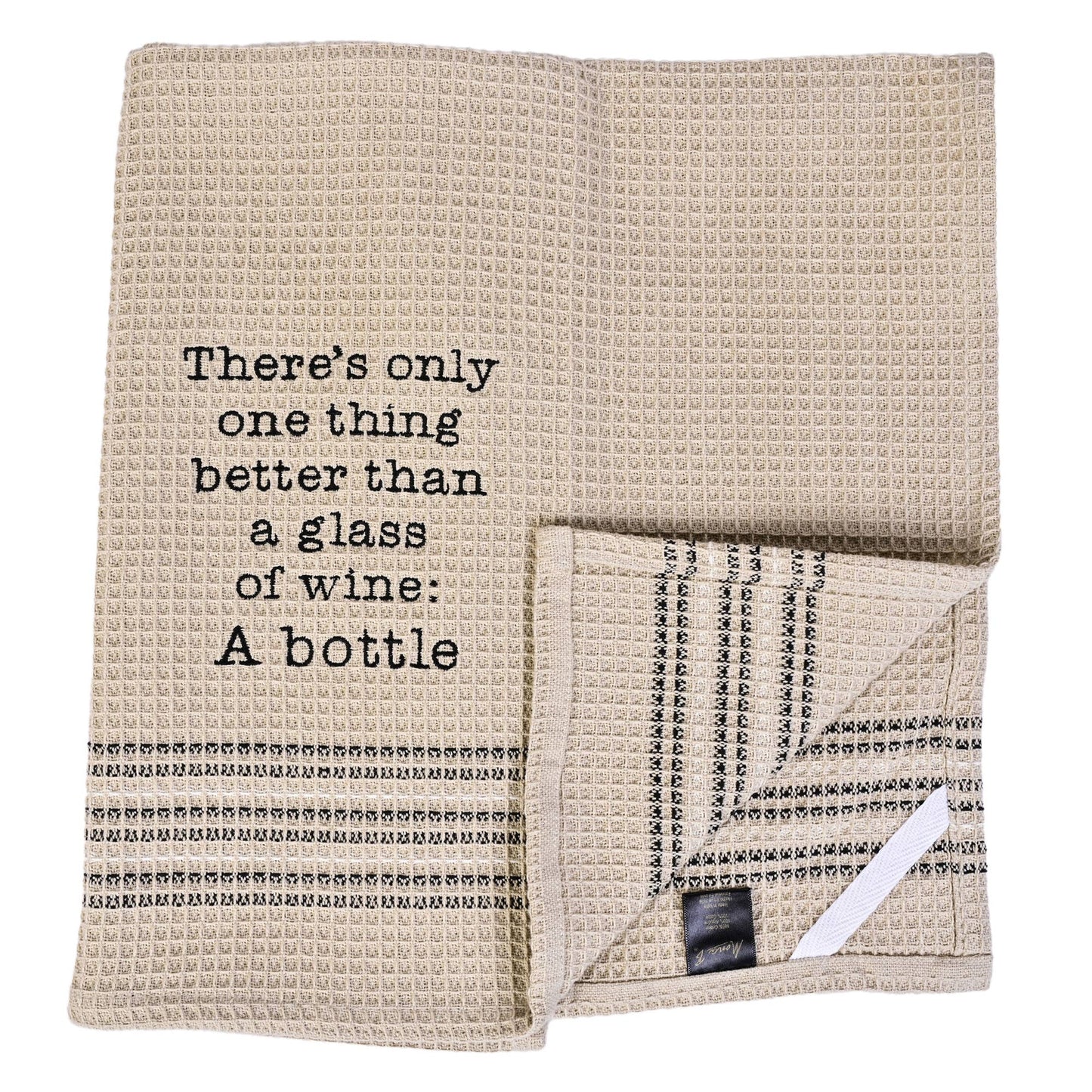 Mona B. - A BOTTLE Of Dishtowel - Set Of 2 Tea Towels