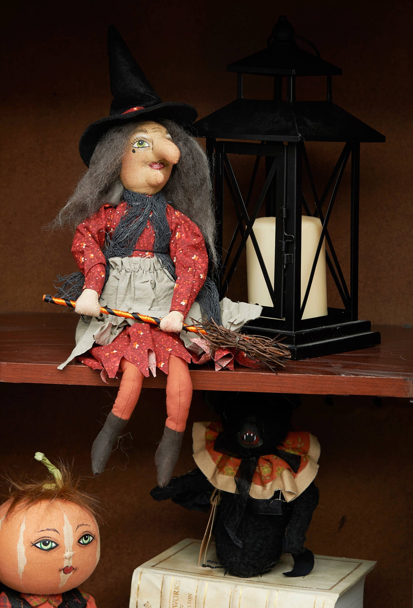C&F Home - Paprika Witch Gathered Traditions Art Doll