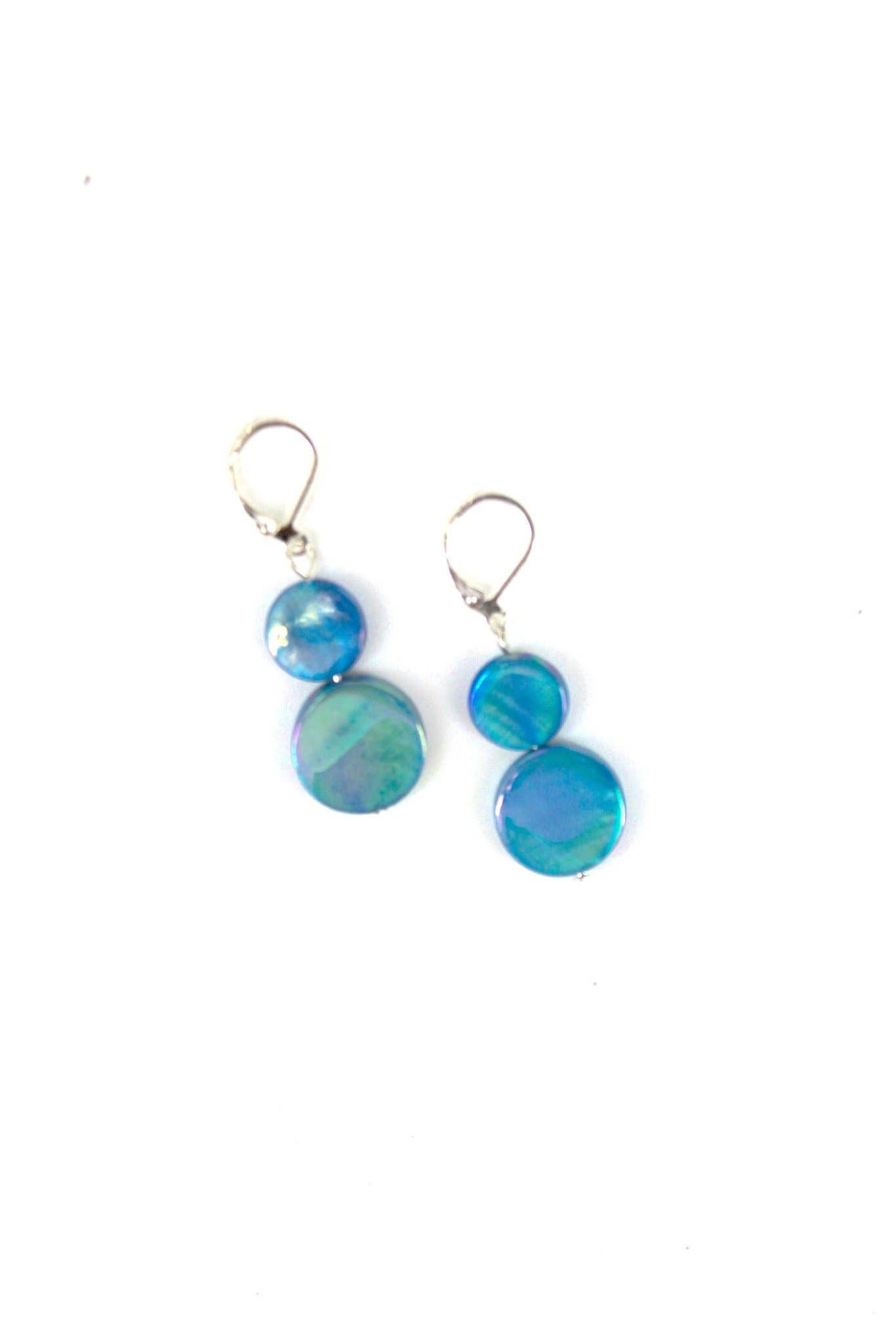 Sea Lily - ETURQUOISE - Turquoise MOP Earring