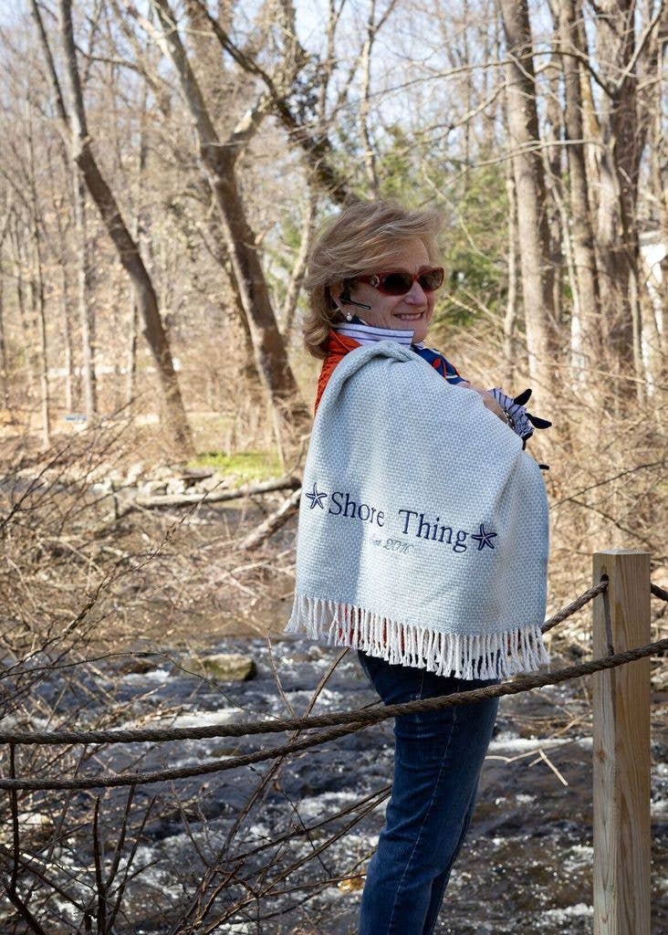 A Soft Idea - 321 - Grain of Rice Throw: Taupe