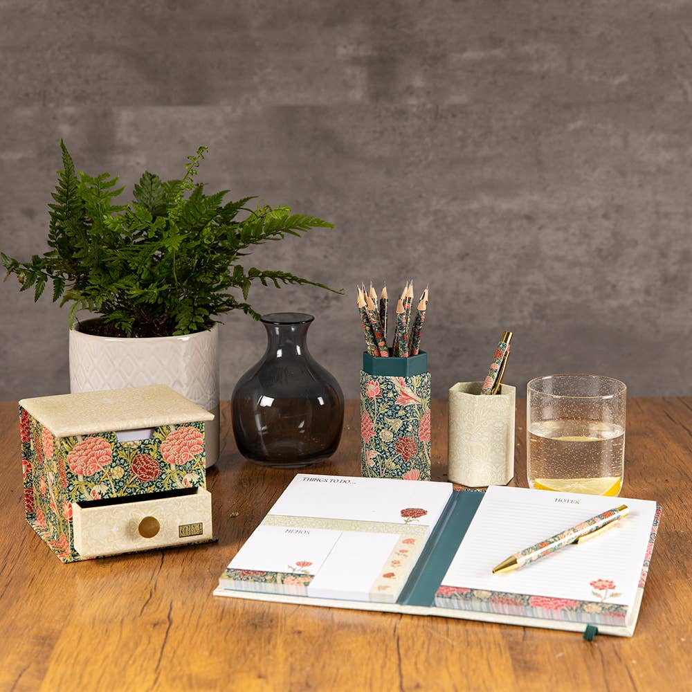 The Gifted Stationery Company - Memo Cube - William Morris - Cray