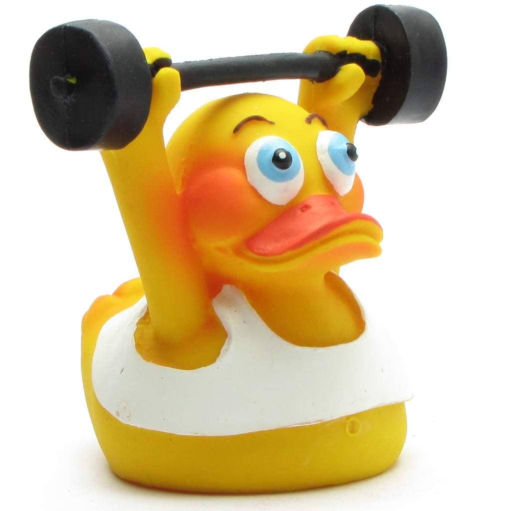 Duckshop - Rubber Duck Weightlifter - Rubber Duck