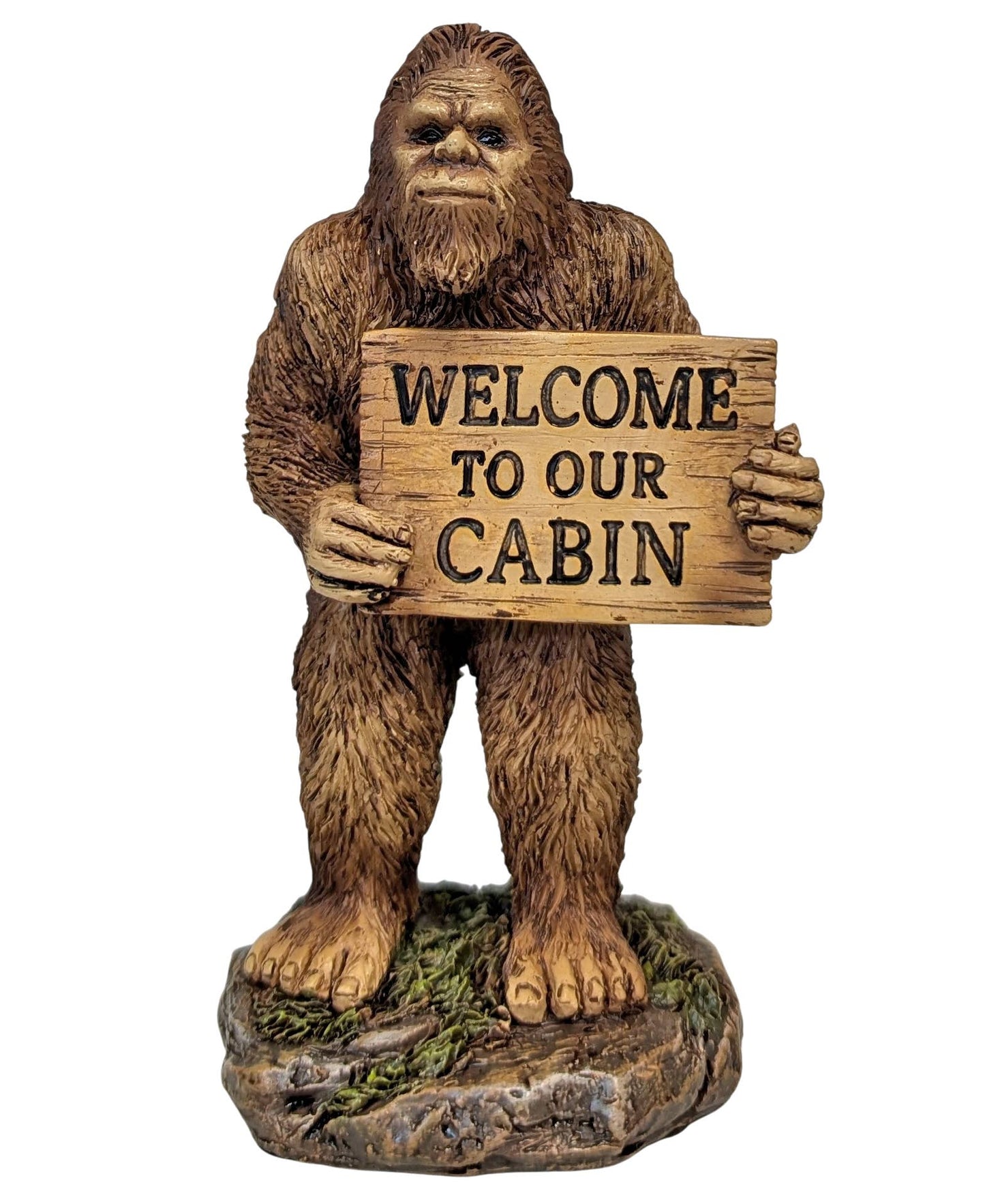 De Leon Collections - COLLECTIBLE BIGFOOT CABIN GREETER, 2.75"X2.25"X5"