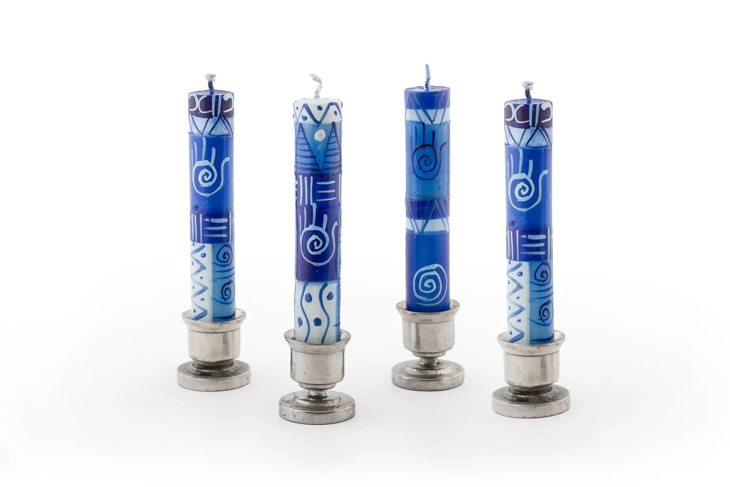 Thumbprint Artifacts - Hamsa Shabbat Candles