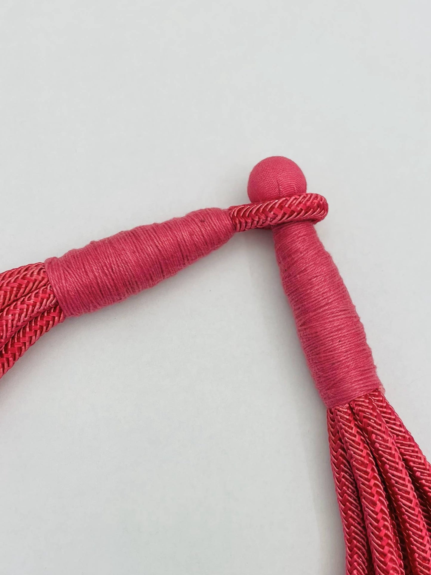 TWO FORTY TWO - "Original" Slub 8-Strand Necklace (pink)