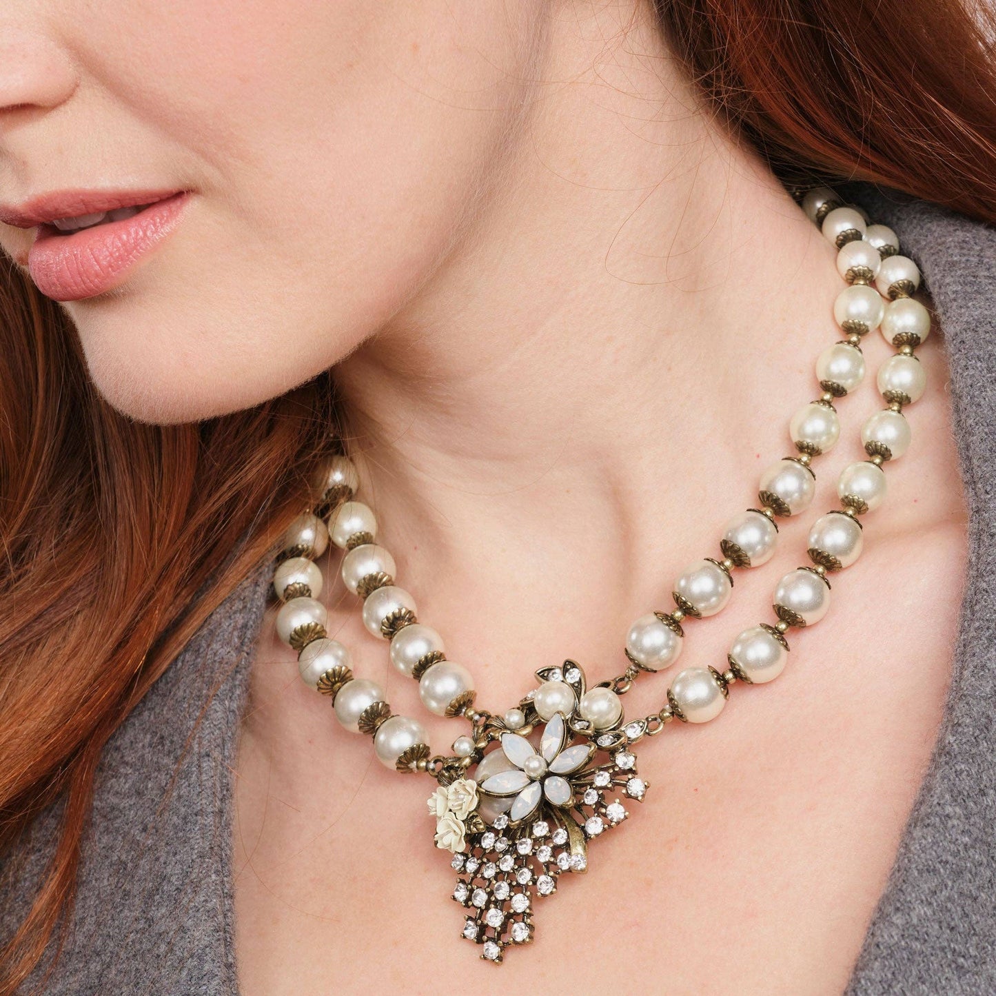 Lovett & Co - Miriam Haskell Pearl Necklace