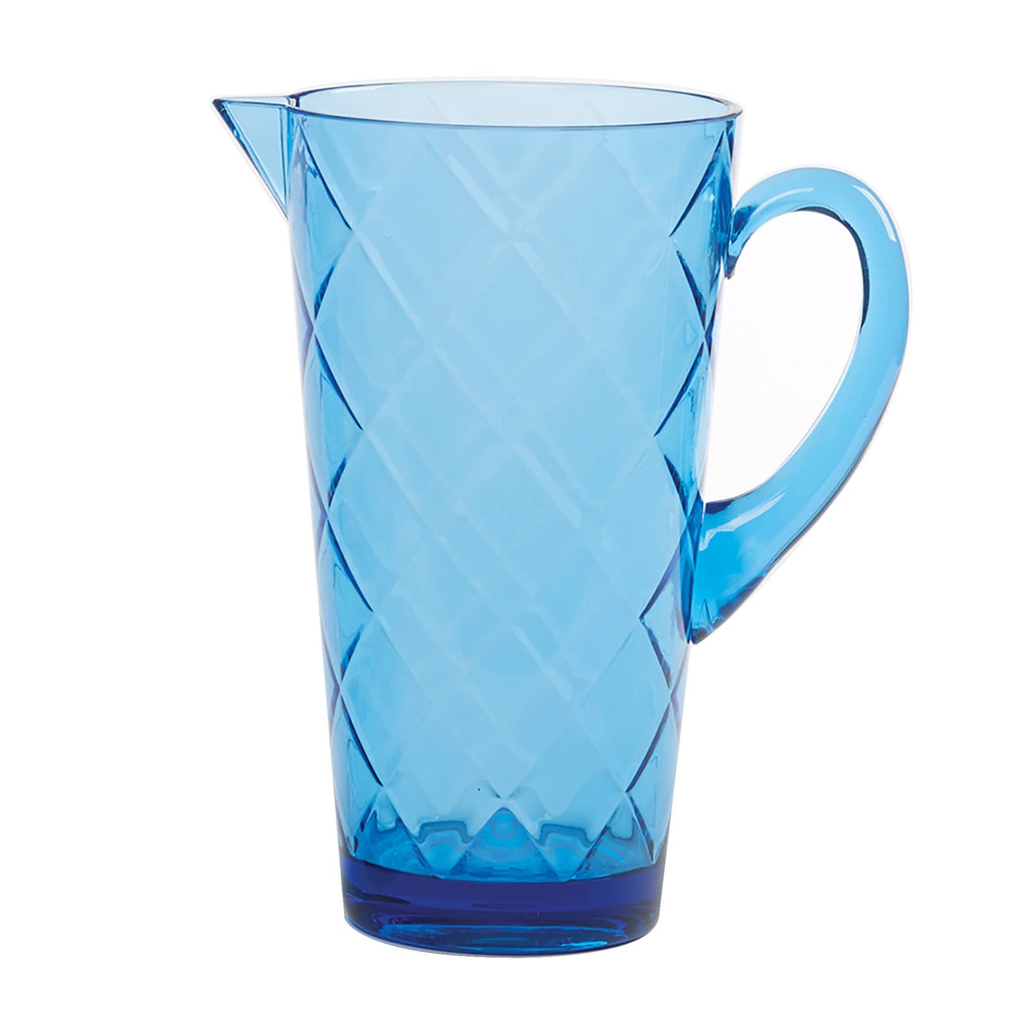 Certified International - Diamond HW Acrylic Drinkware - Cobalt Blue Pitcher