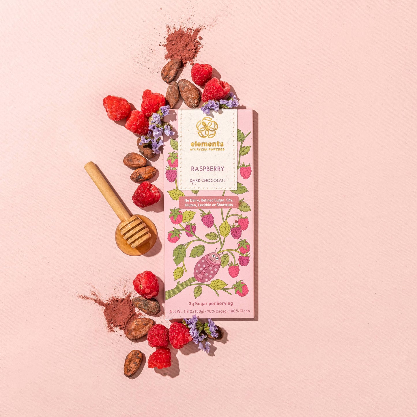 Elements Truffles - Raspberry 70% Dark Chocolate