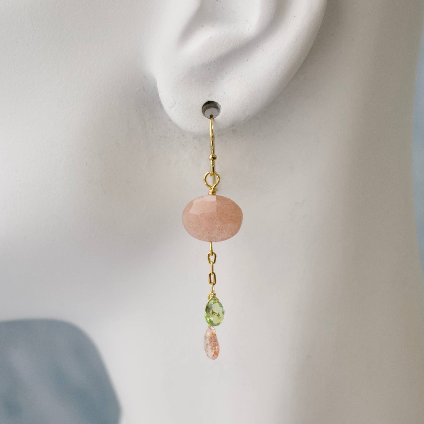 a.v. max - Semi Precious Dangle Earrings: Turq