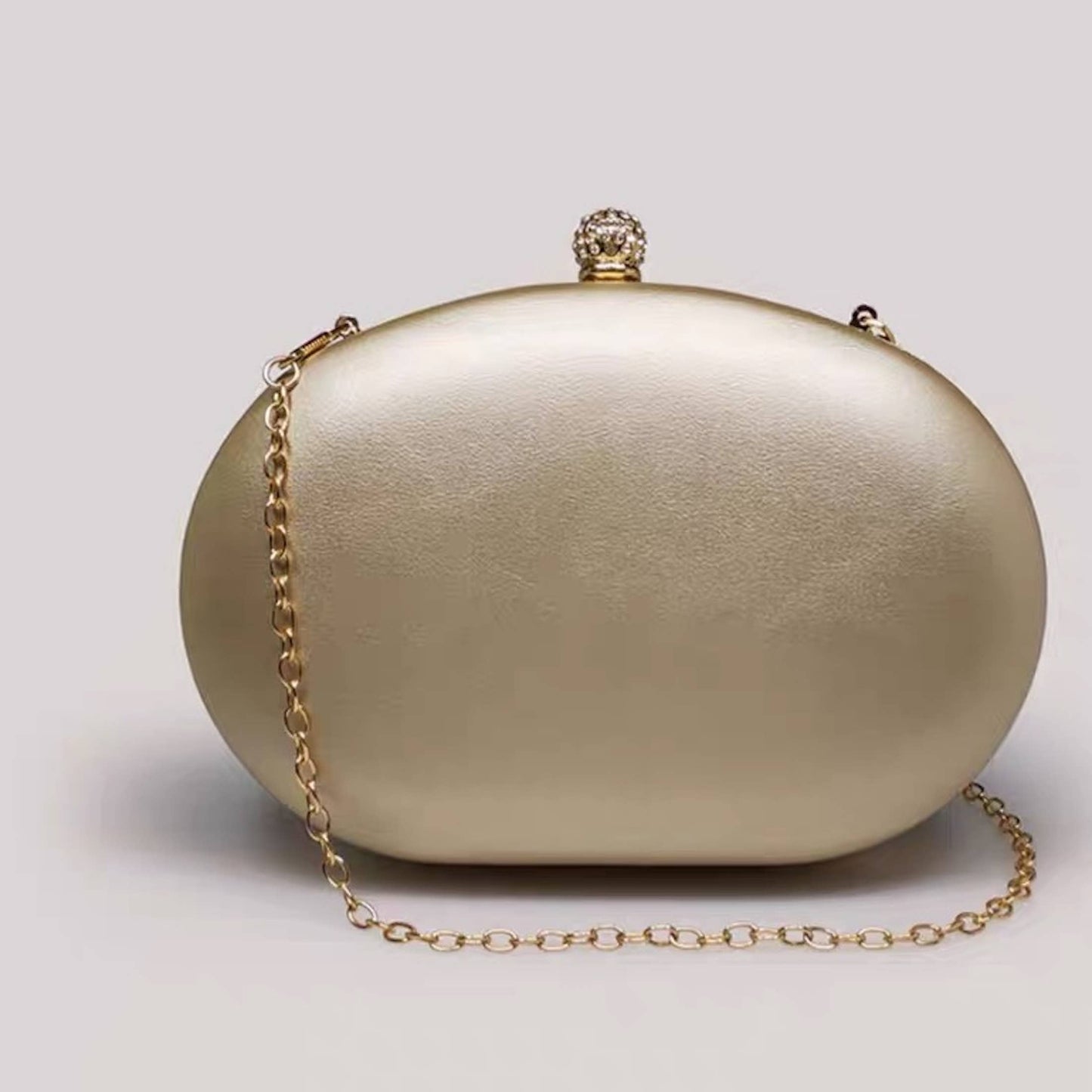 Cici’De Jewelry Amsterdam - Golden Luxury Evening Clutch with Embedded Flower Patterns f