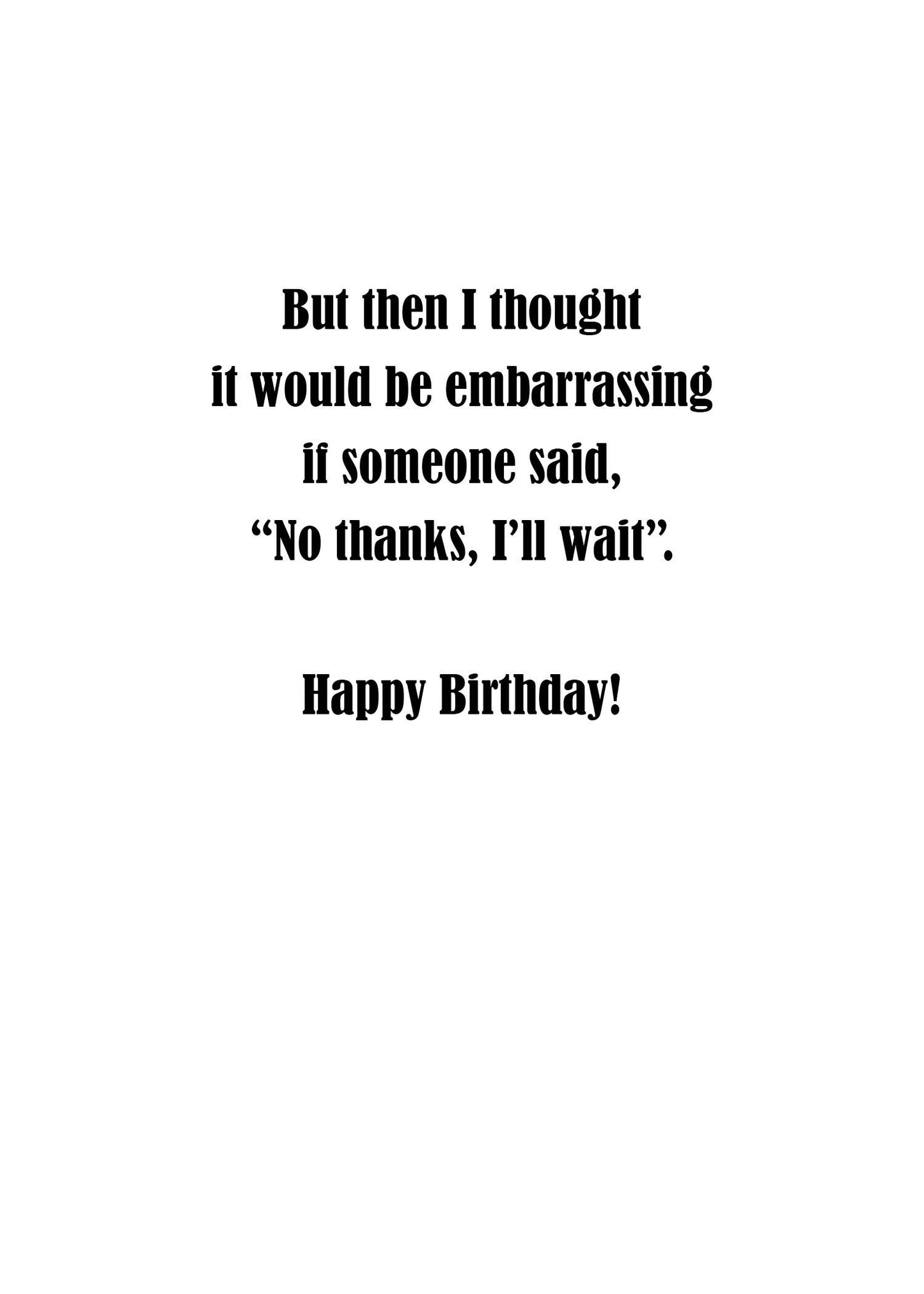 Actual Pictures - AP1468 Birthday Card