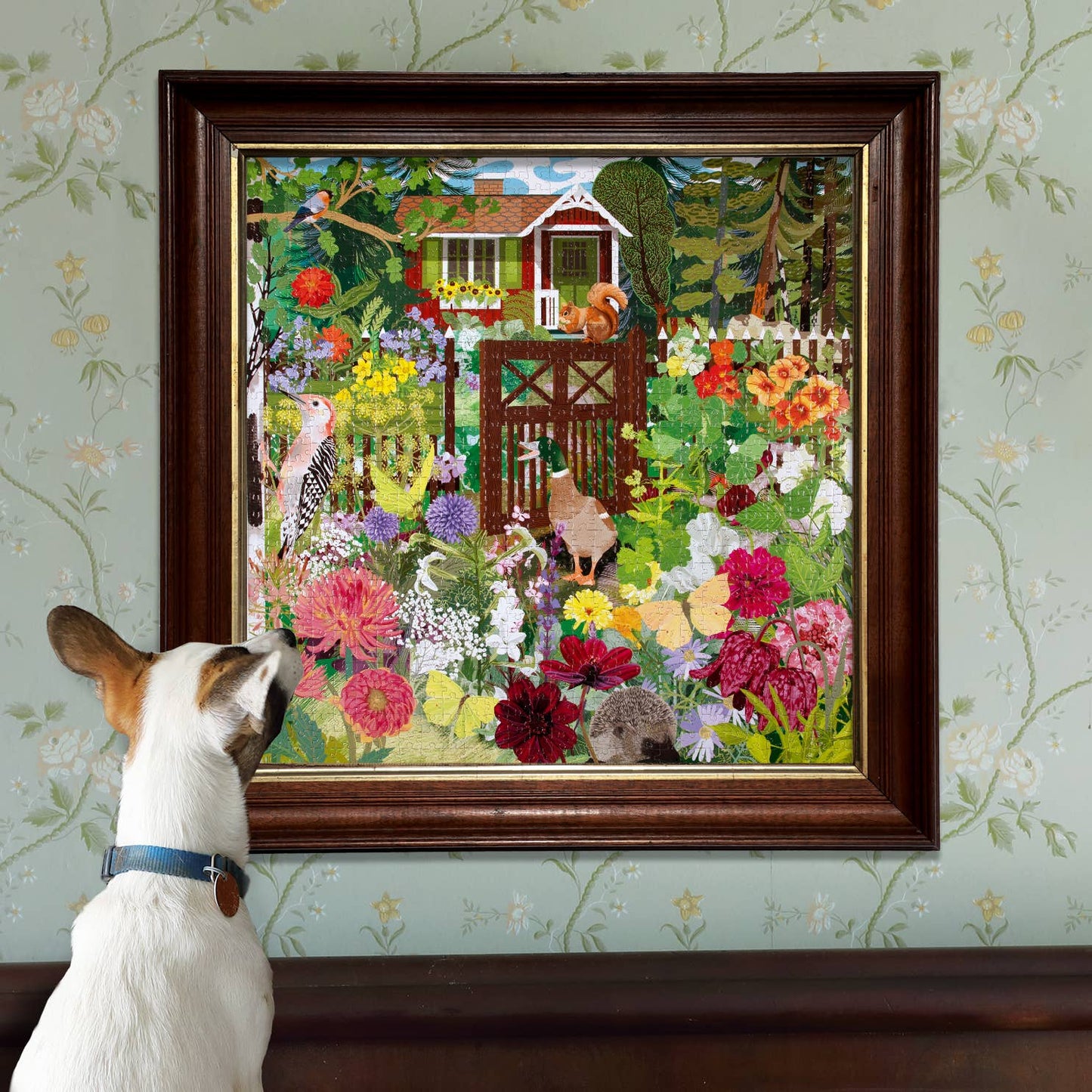 eeBoo - Scandinavian Garden 1000 Piece Square Puzzle