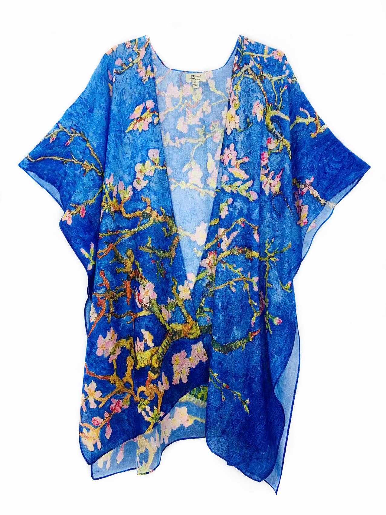 JC Sunny Fashion - Blue Cherry Blossom Kimono: Blue
