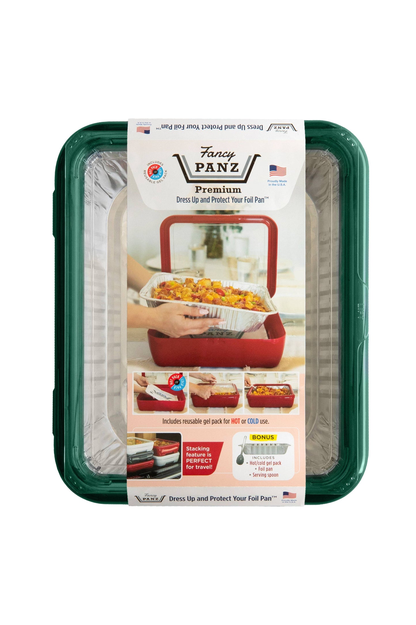 Fancy Panz - Fancy Panz® Premium -Green, Includes Hot/Cold Gel Pack