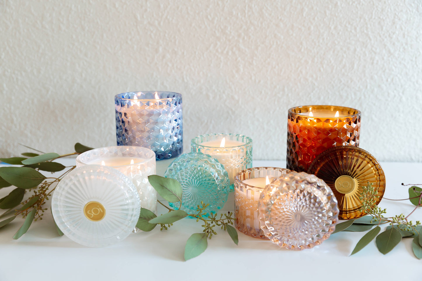 The SOi Company - SANTORINI BREEZE Petite Shimmer Candle 8oz