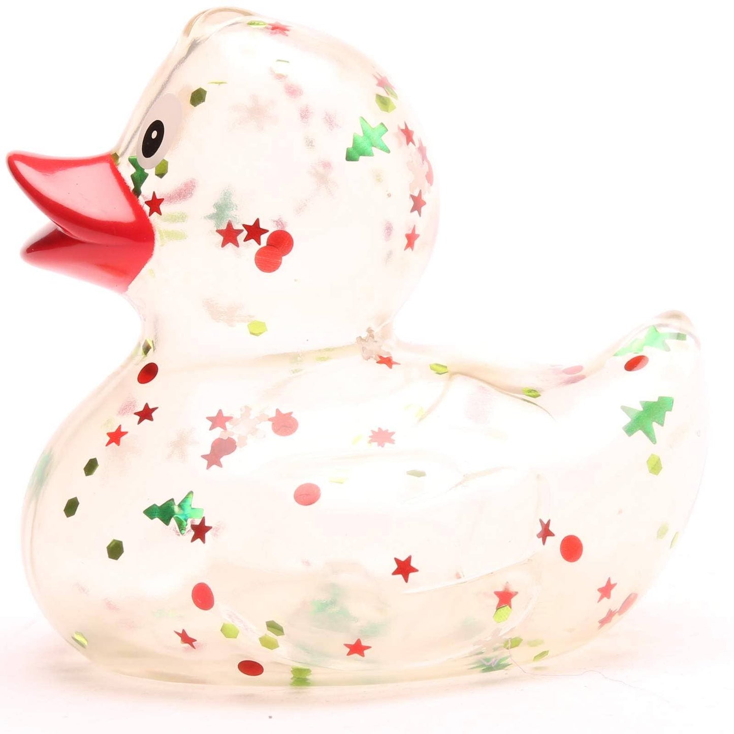 Duckshop - Bath duck Xmas glitter - red beak