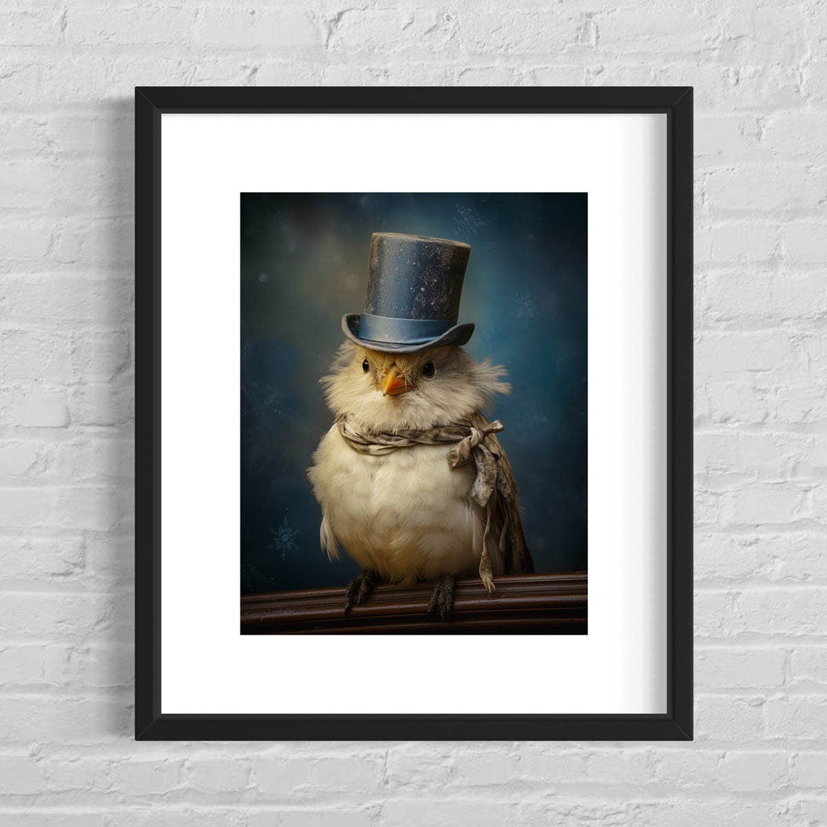 Salty Alyce - Gentleman Bird Vintage Portrait Wall Art 39AS