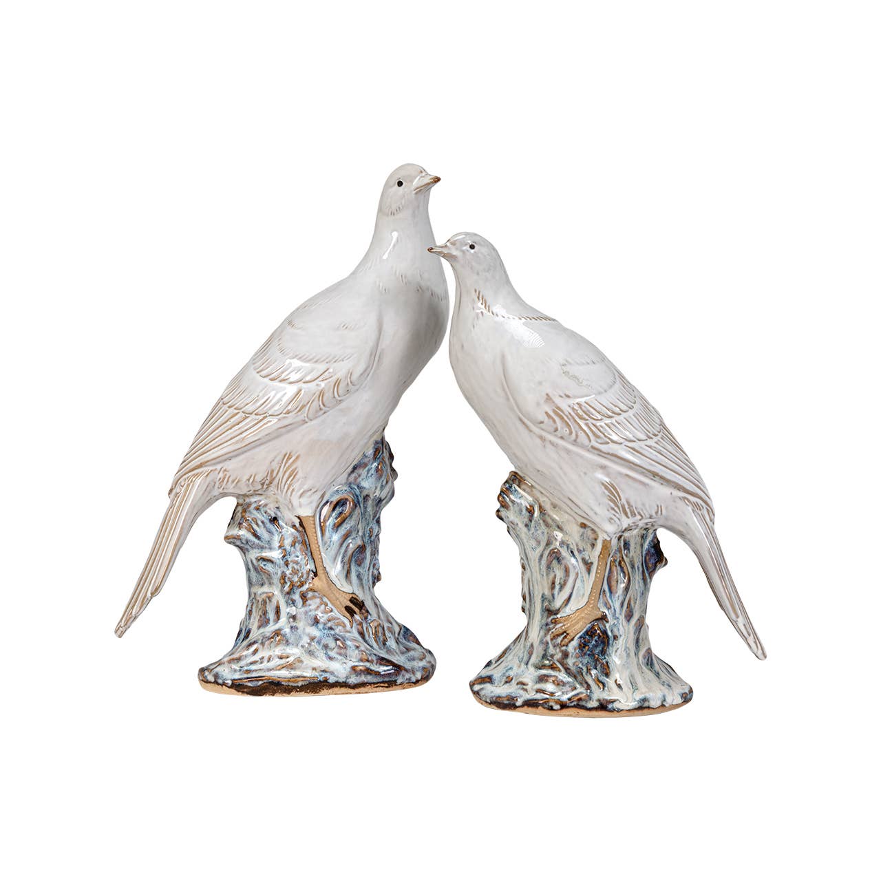 Kavana Decor by The Import Collection - Dove Figurines -Set 2