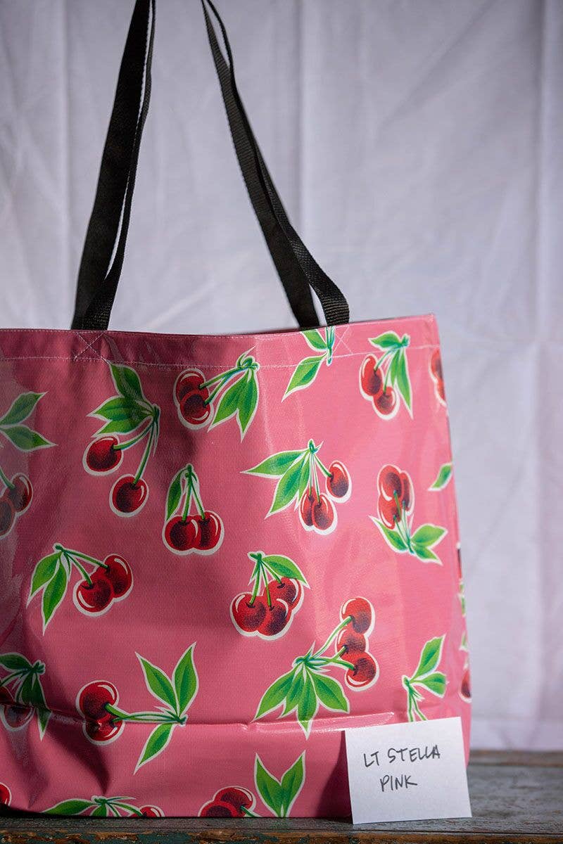 Oilcloth International - Pink Stella Tote - Large