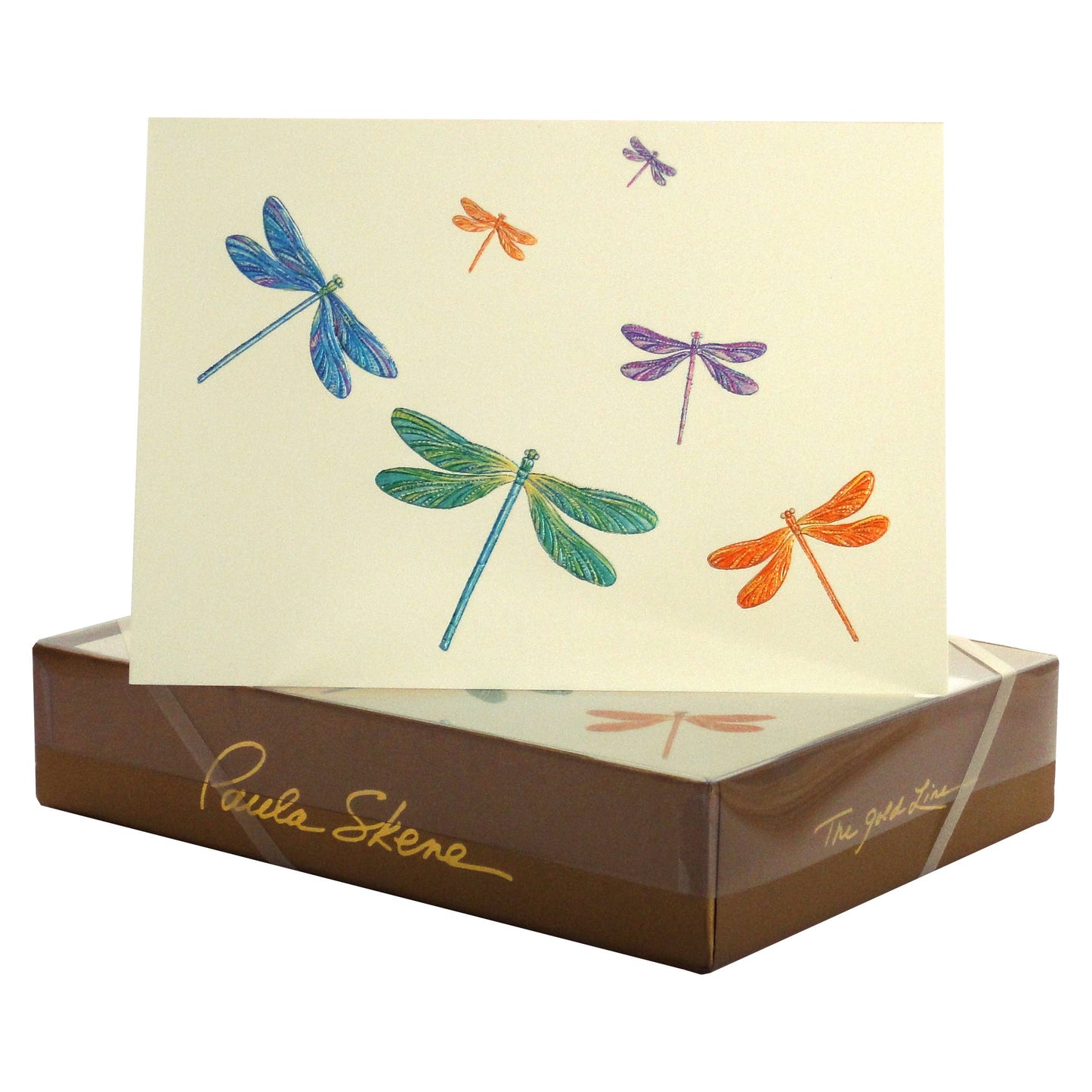 PAULA SKENE DESIGNS - Dragonfly Medley Blank Card