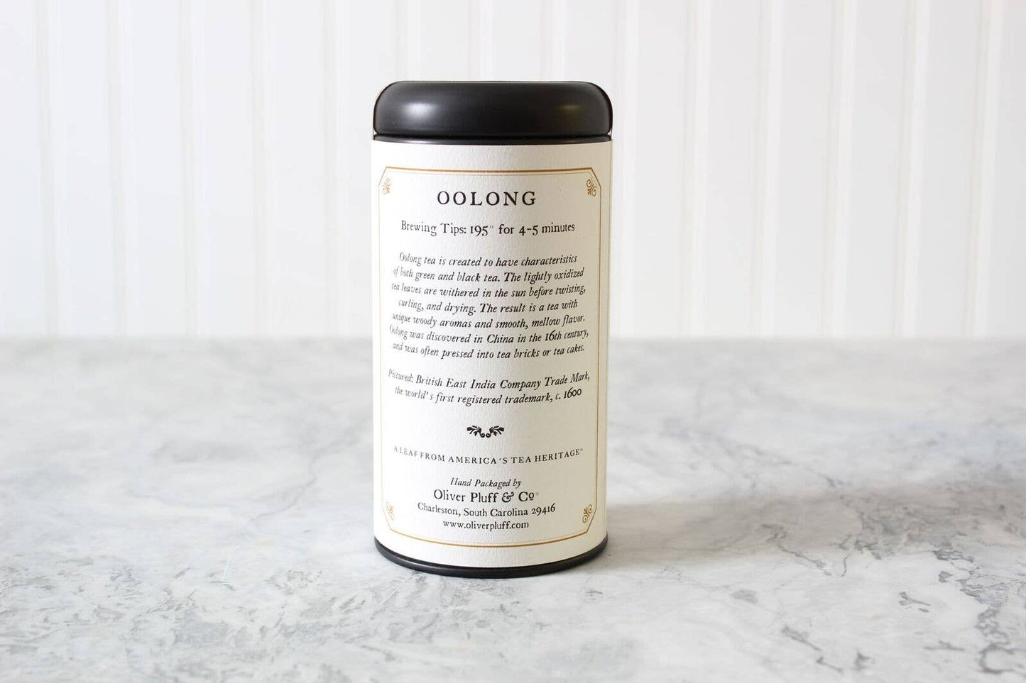 Oliver Pluff & Company - Oolong - 20 Teabags in Signature Tea Tin