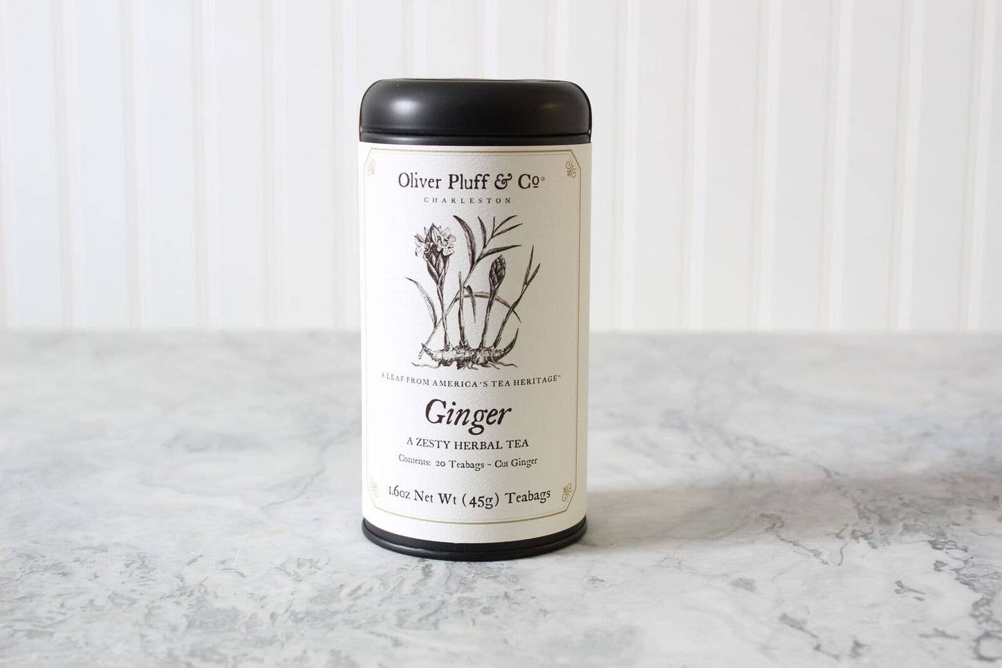 Oliver Pluff & Company - Ginger - 20 Teabags in Signature Tea Tin