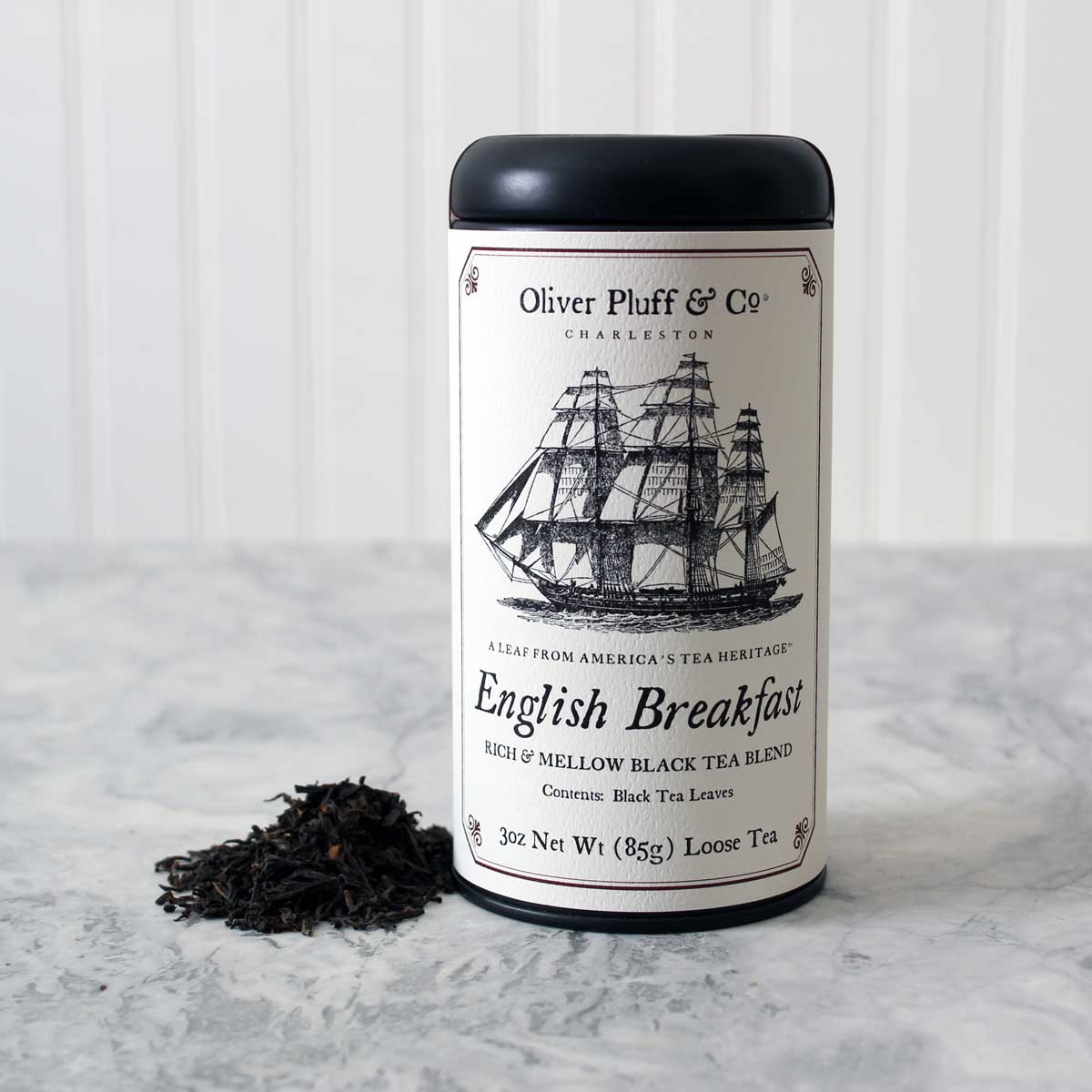 Oliver Pluff & Company - English Breakfast - Loose Tea in Signature Tea Tin