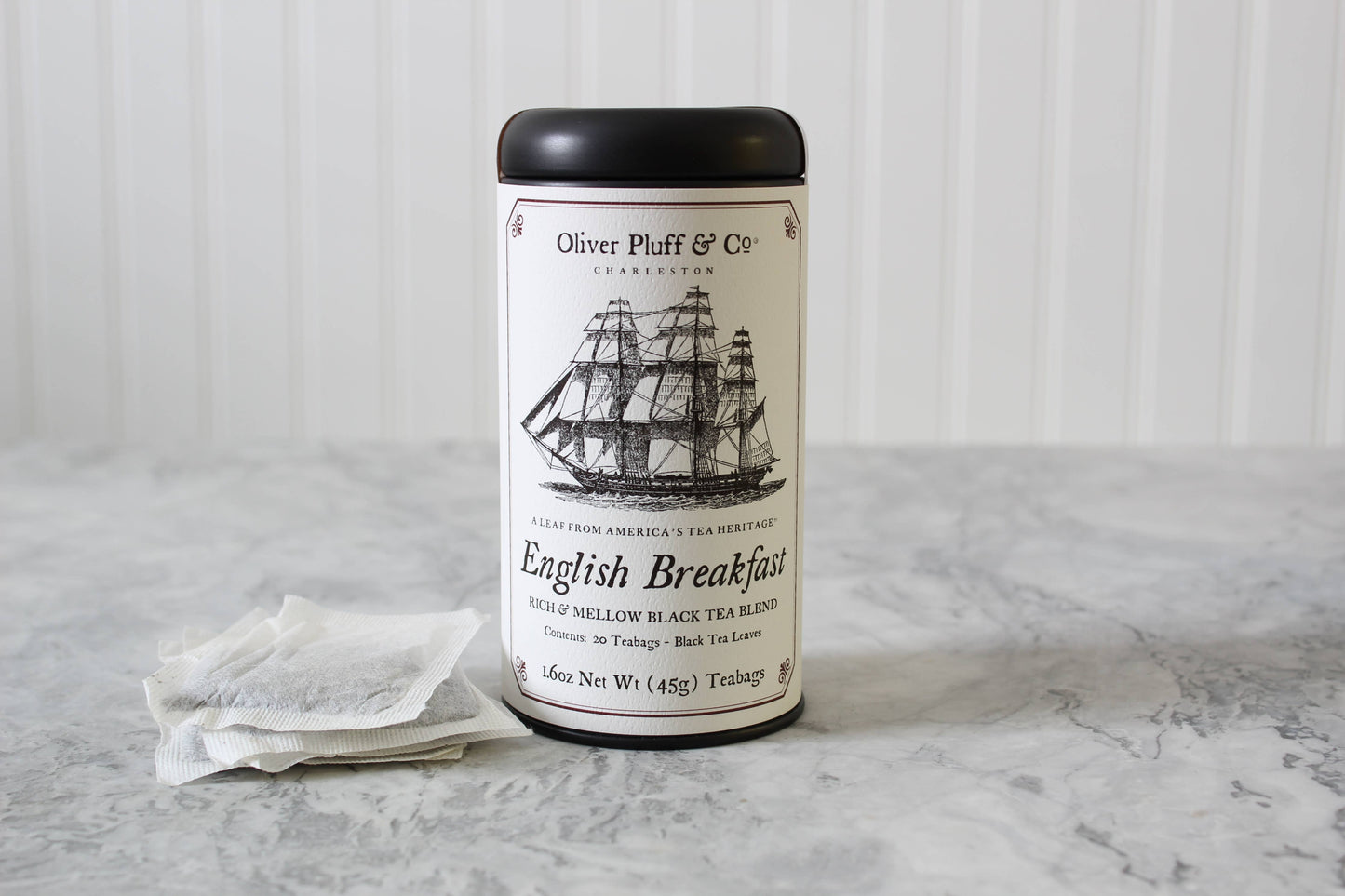 Oliver Pluff & Company - English Breakfast - 20 Teabags in Signature Tea Tin