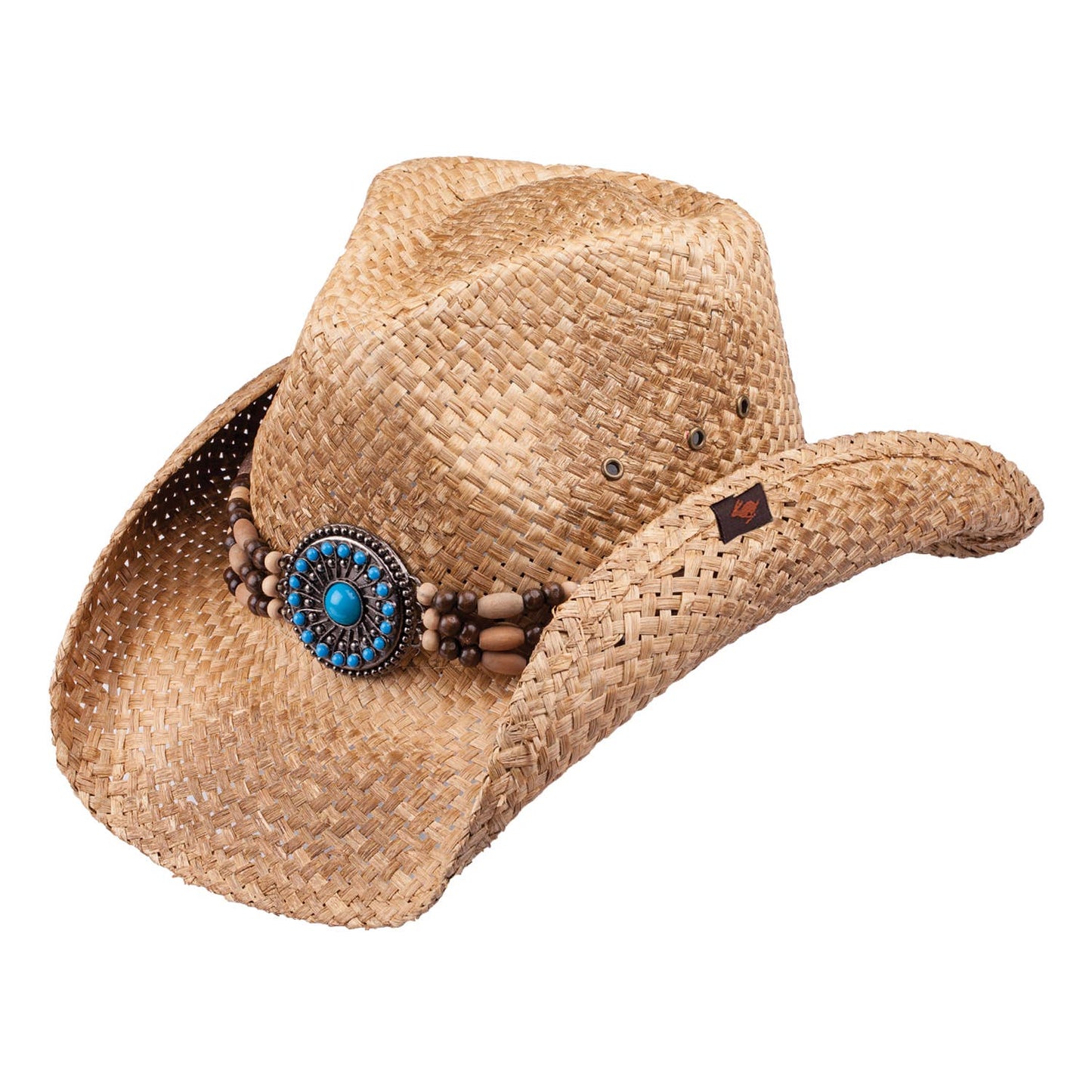 Peter Grimm - Cree Straw Western Drifter Cowboy Hat