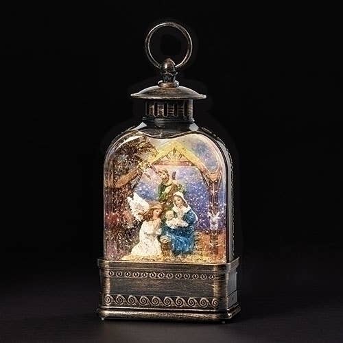 Roman - Nativity Scene LED Swirling Glitter Lantern