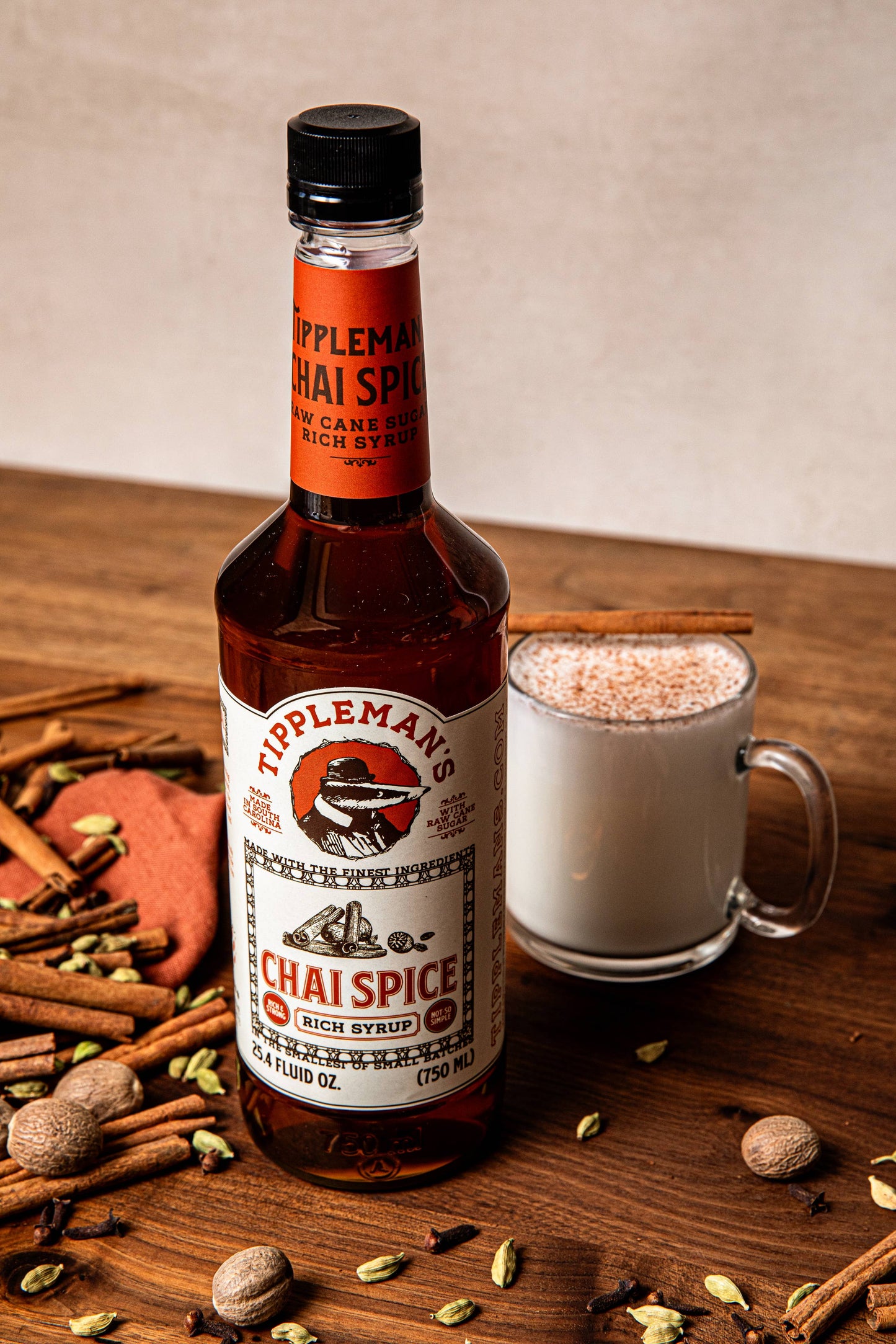 Bittermilk Bottling Co. - Chai Spice Syrup - Coffee Syrup 750ml/25.4 fl oz