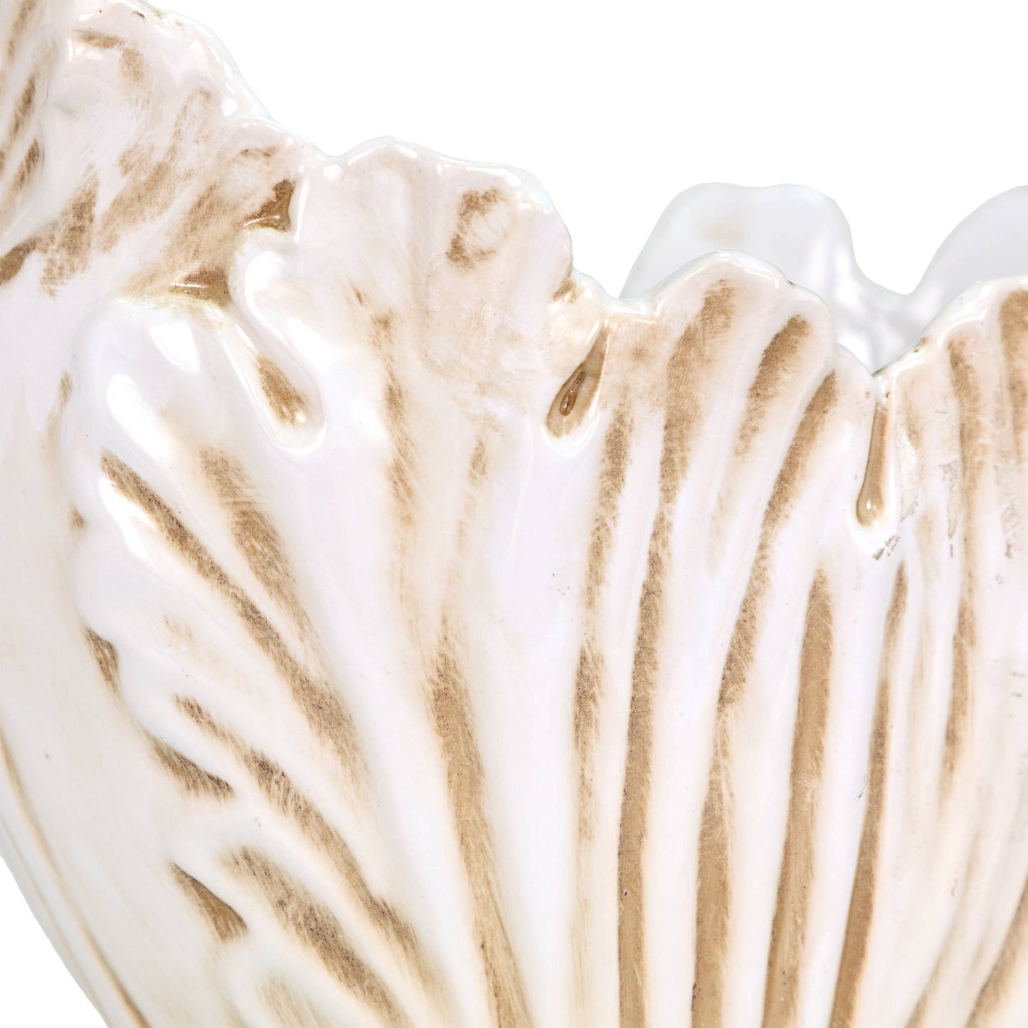 Kavana Decor by The Import Collection - Open Leaf Planter