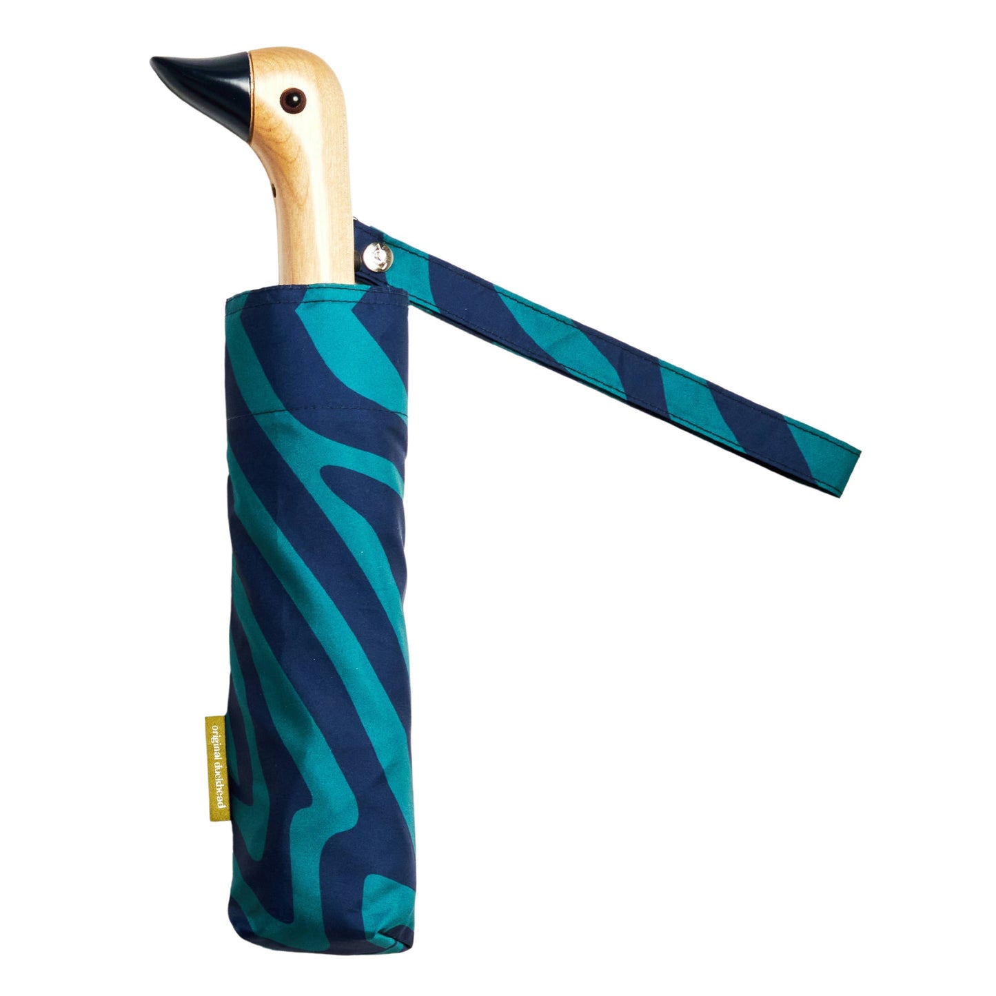 Original Duckhead US - Blue Swirl Compact Eco-Friendly Wind Resistant Umbrella