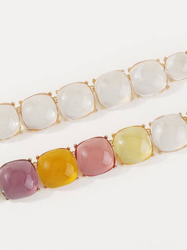 UZ Wholesale Store - Geometric Necklaces Accessories Dainty Necklace: GREEN / One_size