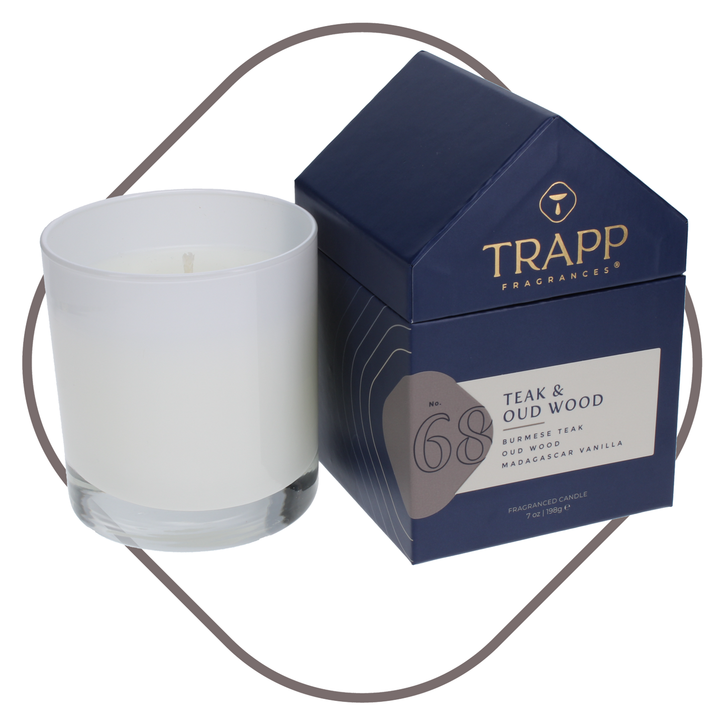 Trapp Fragrances - No. 68 Teak & Oud Wood 7 oz. Candle in House Box