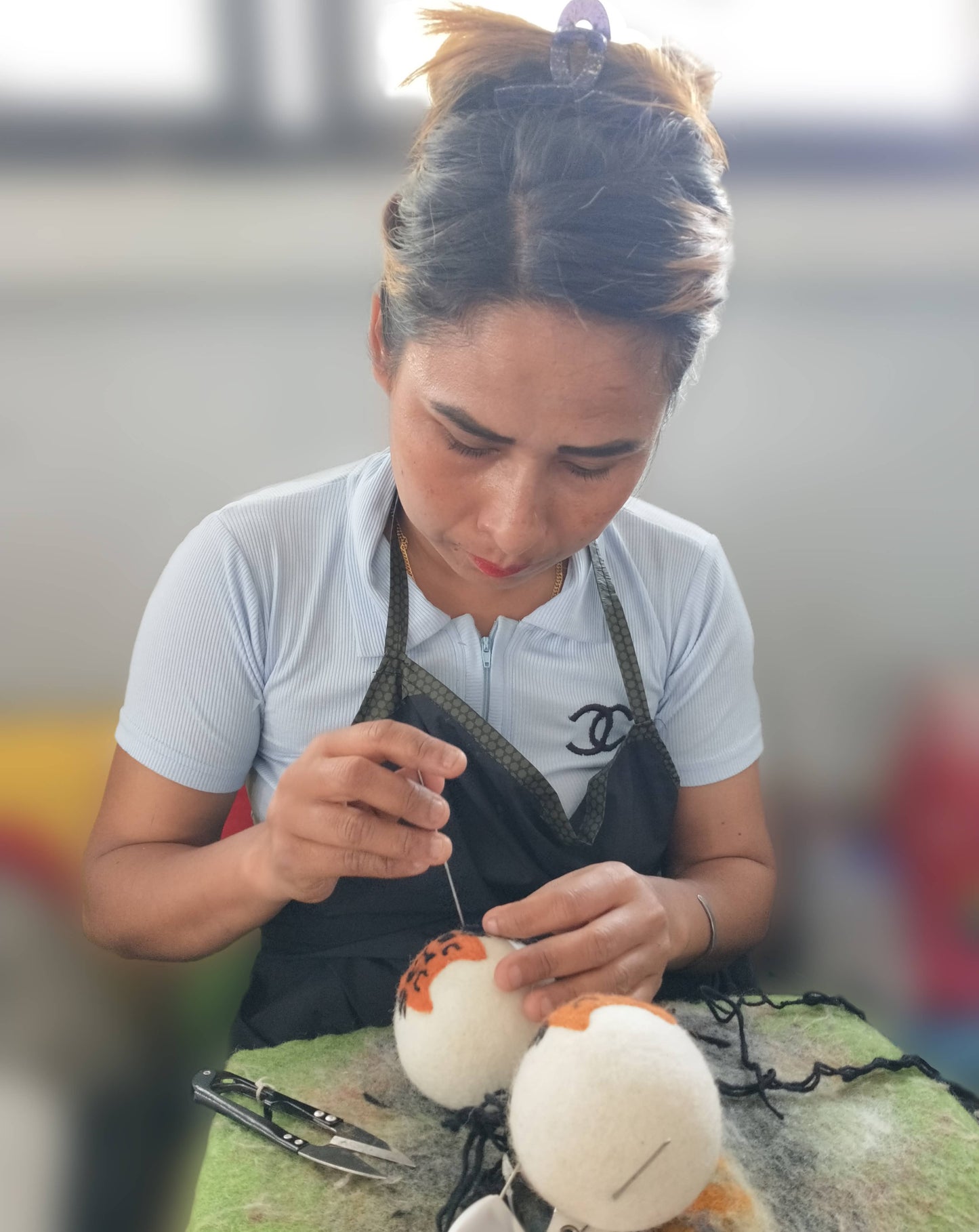 Ethical Global - Cute Animals: Eco Wool Dryer Balls Fair Trade: Monkey