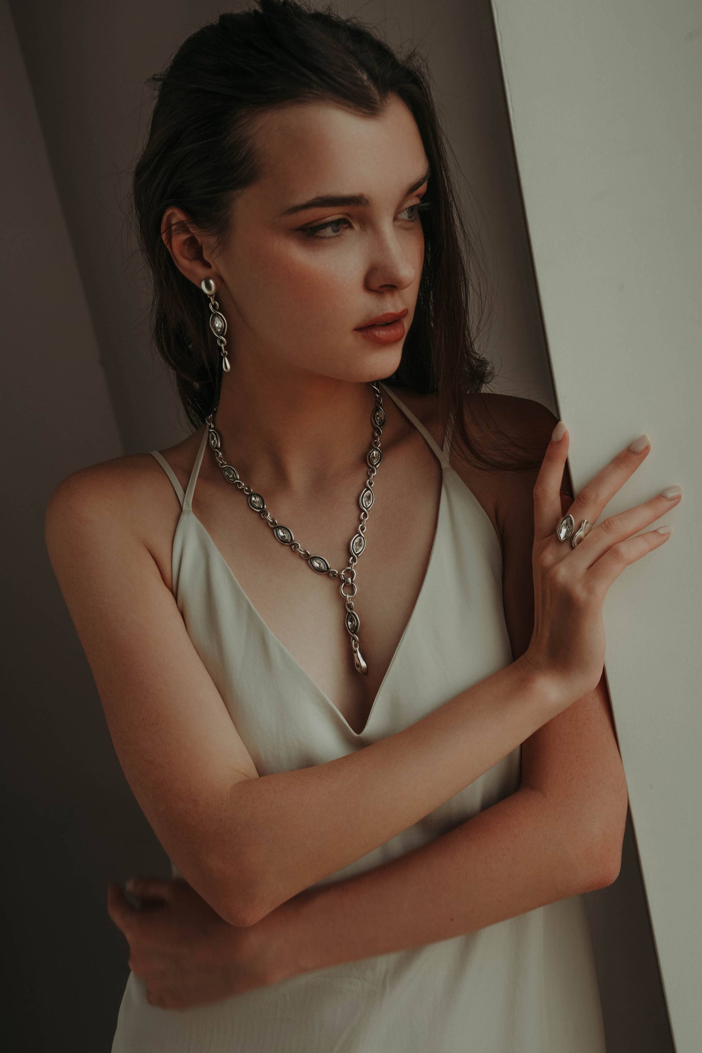 Chanour - Handmade Pewter Earrings - 1805