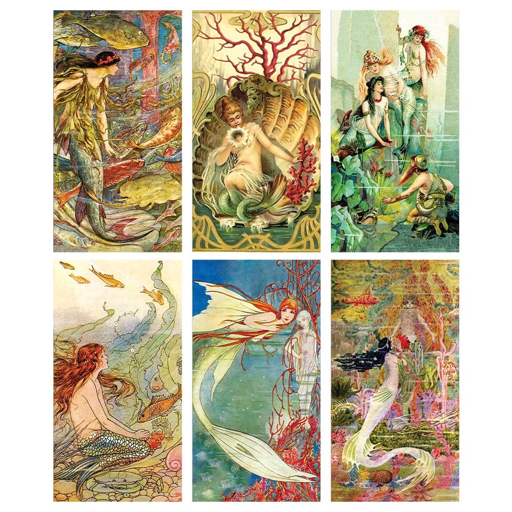 World Buyers - Vintage Mermaid Large Matchbox 24Pk - ANN428