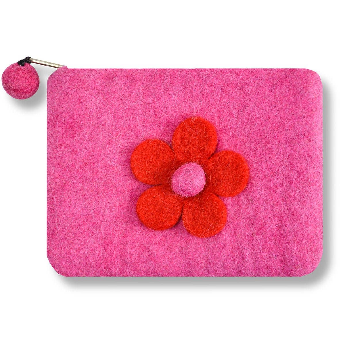 BNB Crafts Inc. - One Layer Flower Coin Purse: Green