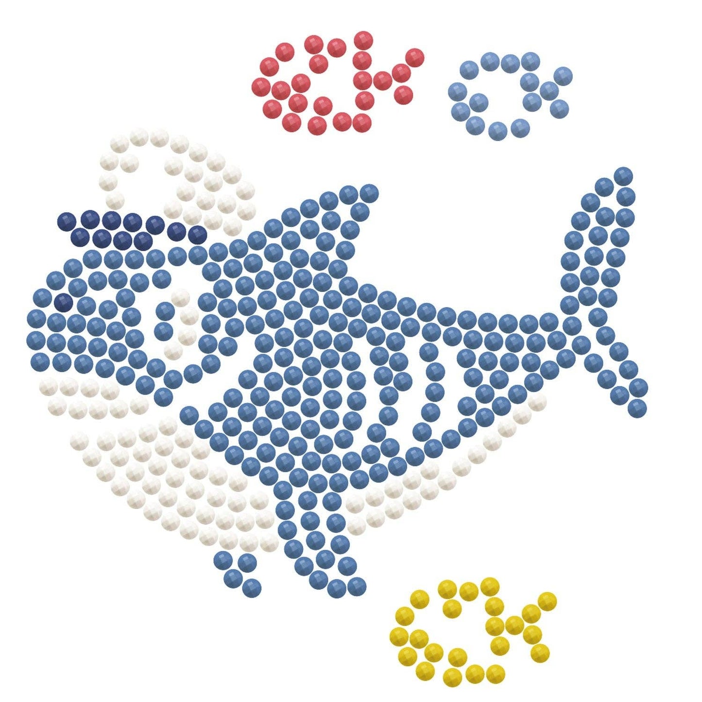 DIAMOND DOTZ® - Diamond Dotz Shark Ahoy! Framed Kit - 4.0" x 4.0"