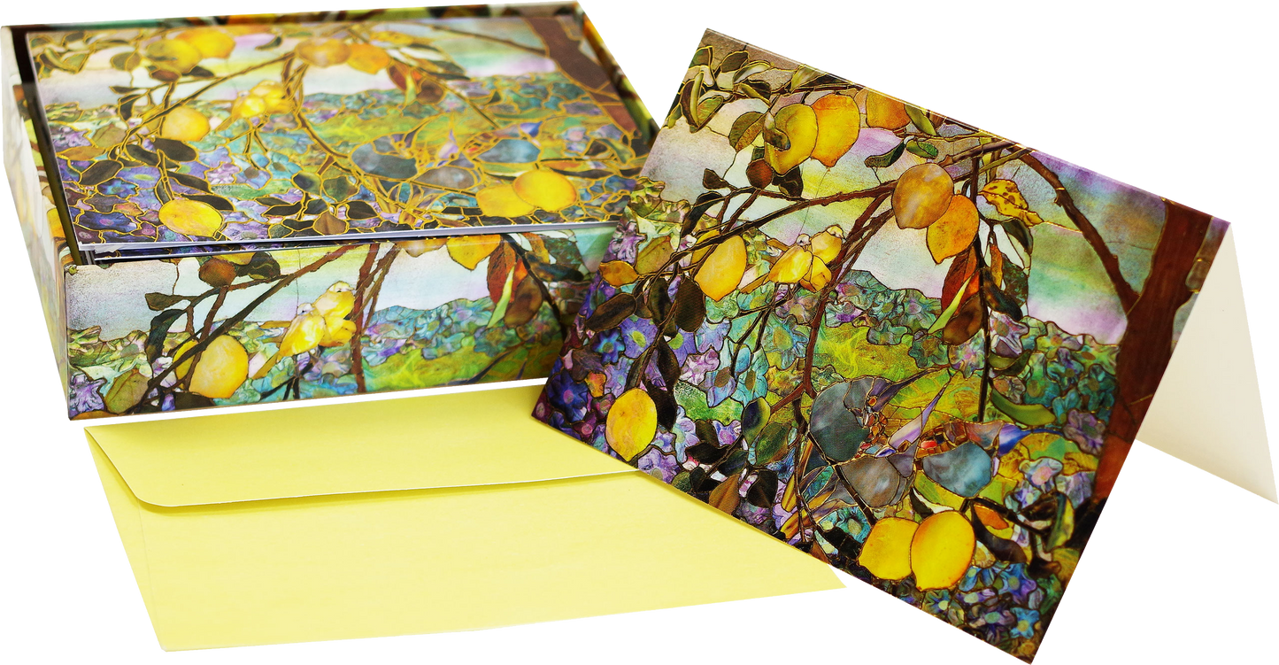 Peter Pauper Press - Tiffany Lemon Tree Note Cards