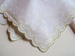 MOMENTS IN THYME - Guardian Angel Keepsake Hanky Card: Pink / Clear Sleeve