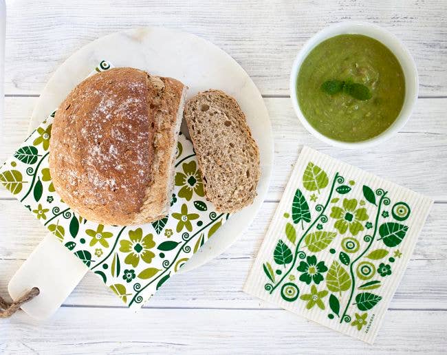 Jangneus - Swedish Dishcloth - Garden - Green: Green