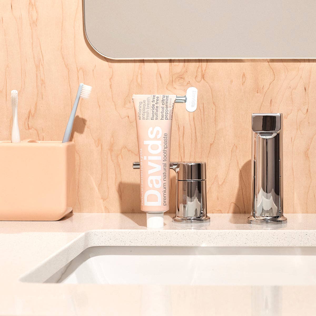 Davids Natural Toothpaste - Davids premium toothpaste / herbal citrus peppermint