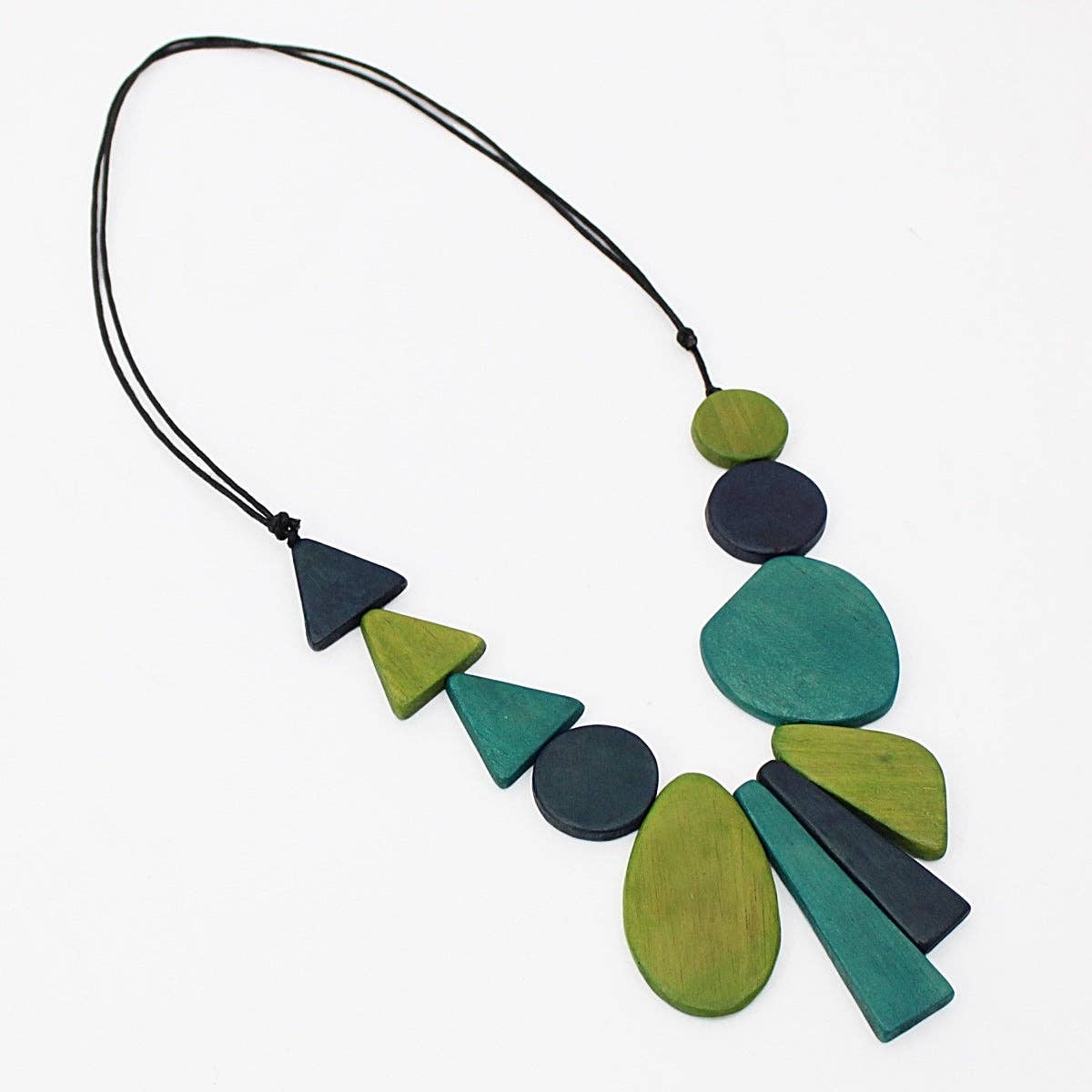Sylca Designs - Green Long Alexis Necklace
