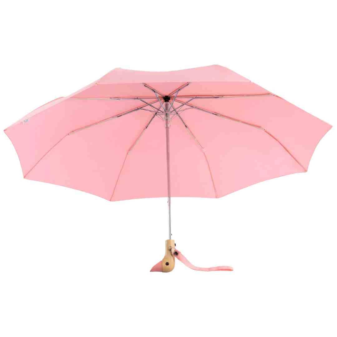 Original Duckhead US - Pink Compact Eco-Friendly Wind Resistant Umbrella
