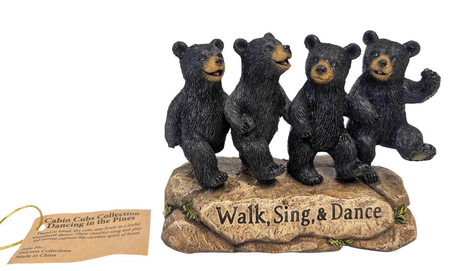 De Leon Collections - CABIN COMPANION DANCING IN THE PINES, 6.5"X3"X4.75"