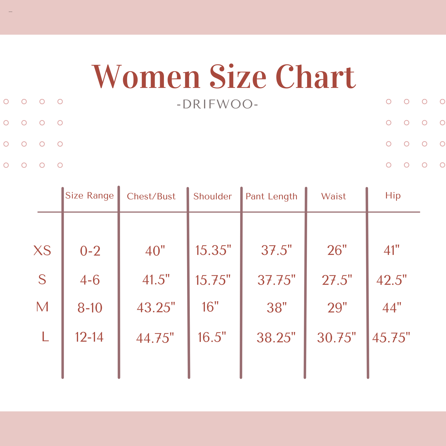 DrifWoo - Luxurious Everyday Women Pajama Set Ultimate Comfort & Style: Blush Pink / M